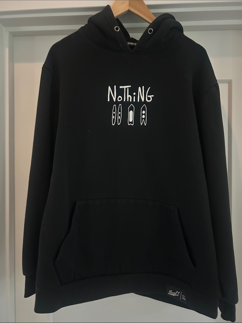 Level 1 black hoodie